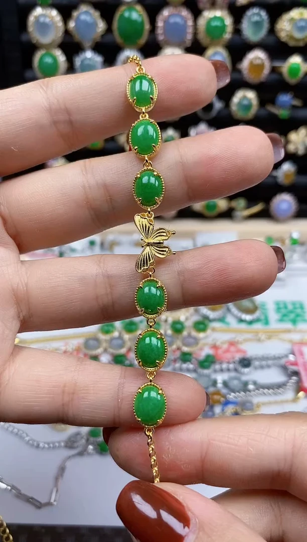 银S925镶嵌戒指翡翠?**?623