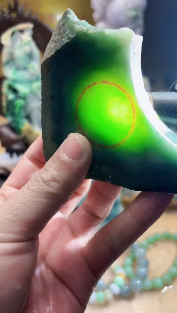 未镶嵌挂件翡翠A货张麦7161