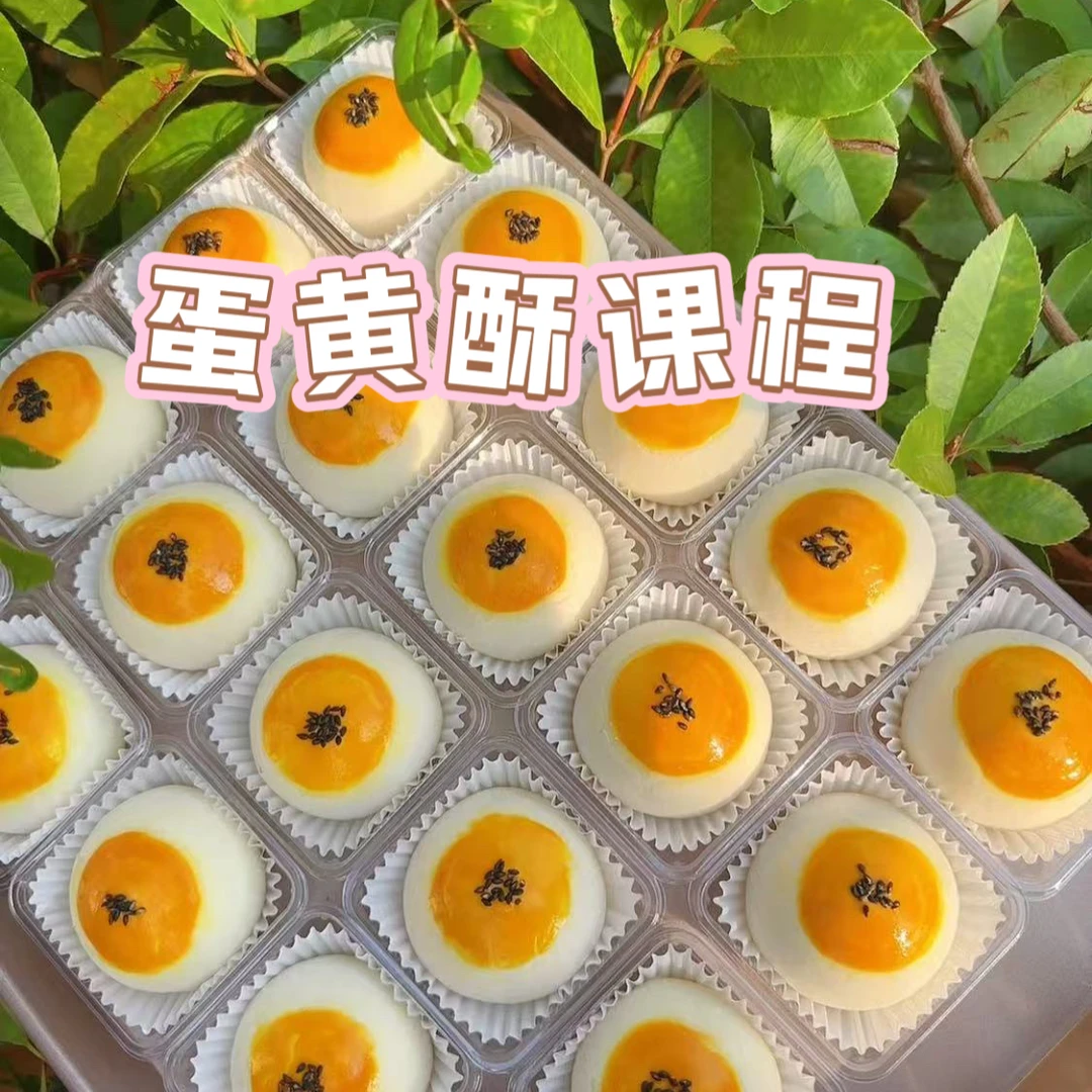 【小渝儿食光】蛋黄酥课程知识服务读书卡