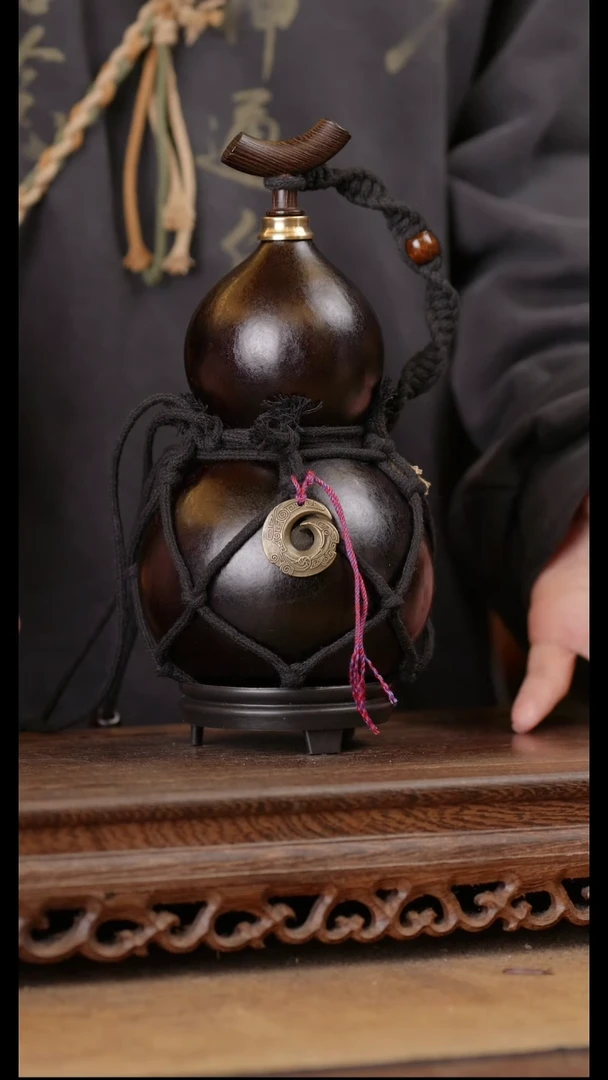 23号精品天然大漆酒葫芦一物一拍~