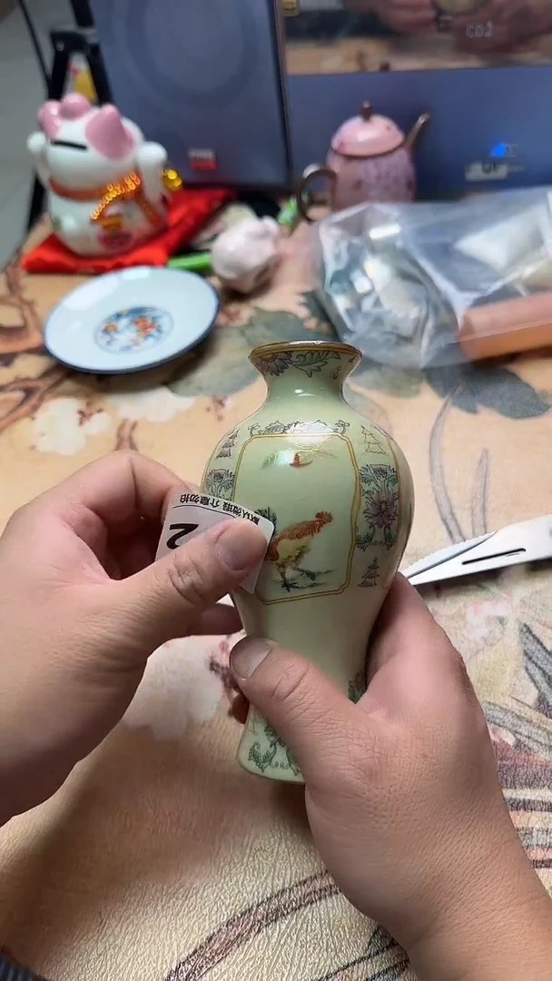 摆件s****雪瓷器小碎花瓷器