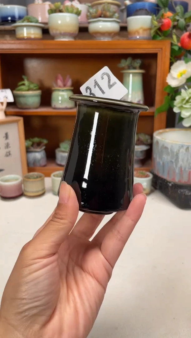 瓷片312知木小芳花盆
