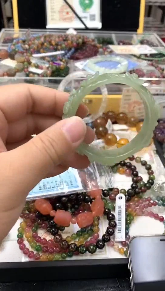 和田玉（糖玉）手镯未镶嵌手链42