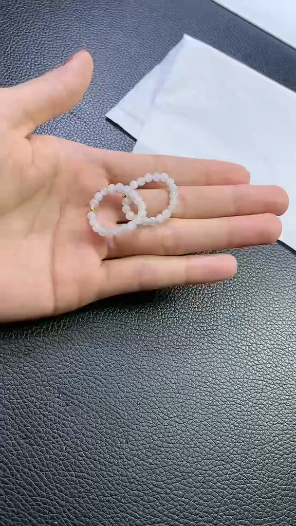 【闪购商品】翡翠挂件未镶嵌圆珠戒圈多样性发一件