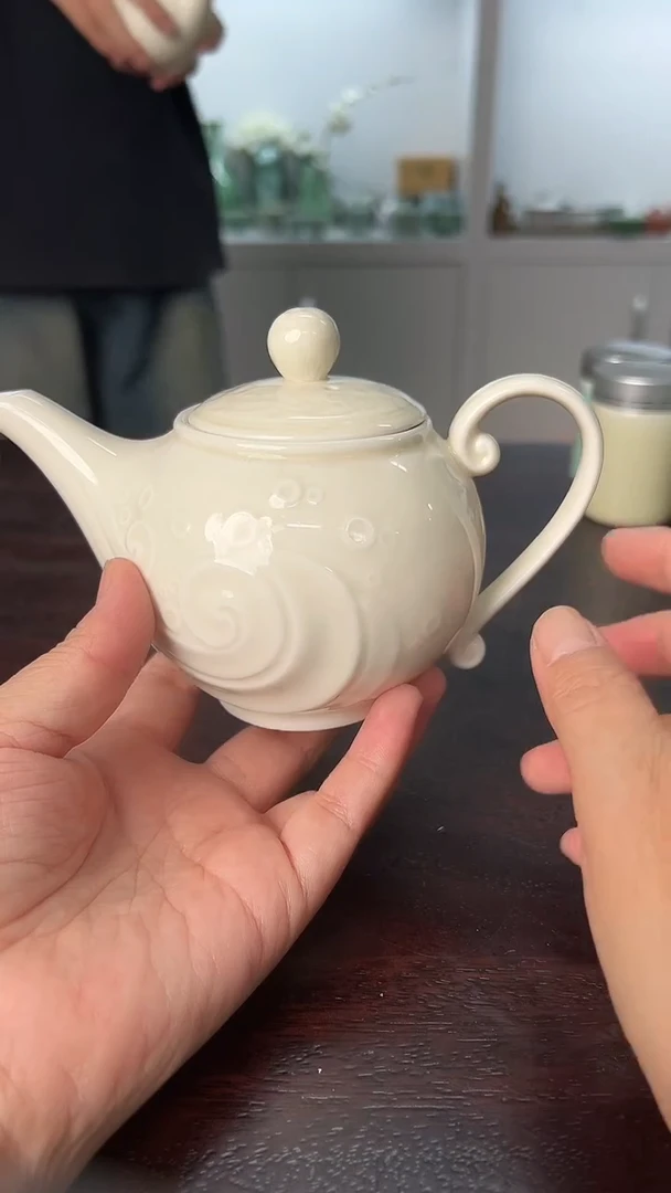 龙泉云间青瓷小米茶器