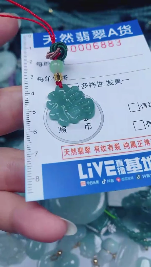 颈饰未镶嵌翡翠00006883