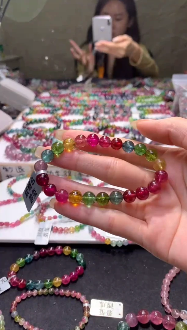 未镶嵌手串碧玺A93【天然碧玺】