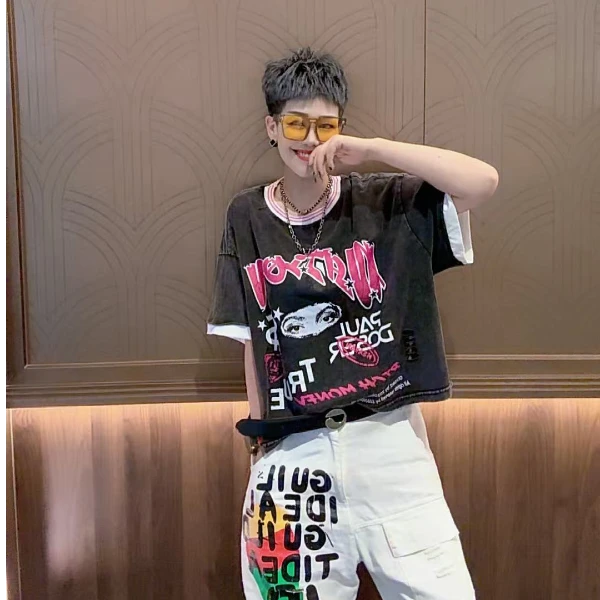 YY欧货潮牌设计款夏季短袖58092