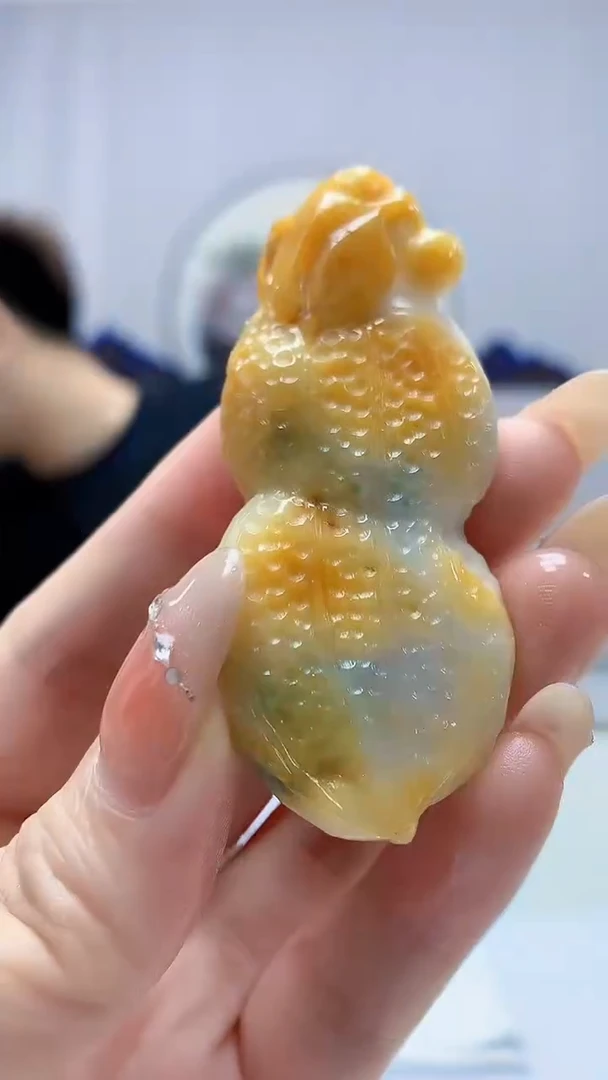 定制翡翠未镶嵌4868DD-毛货挂件33