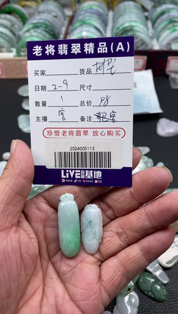 【闪购商品】翡翠颈饰未镶嵌//2024005113