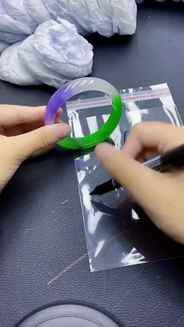 高冰透美人手镯 所见即所得100