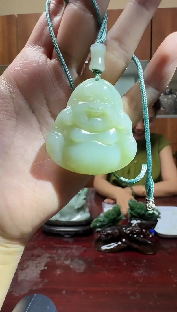 和田玉未镶嵌挂件WJS0725-49