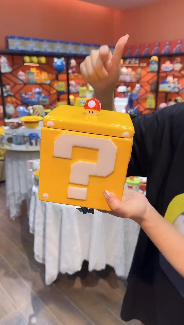 瓷片@@问号陶瓷储物收纳罐