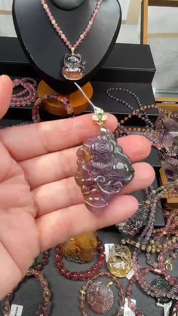 未镶嵌颈饰水晶【百晶灵儿】定制款