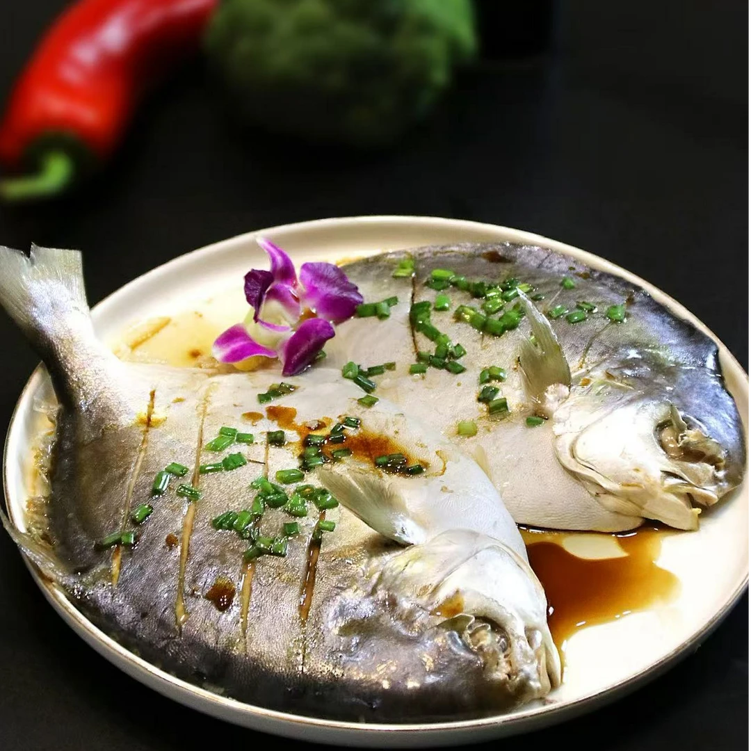 湛江本港大号金鲳鱼肉质鲜甜-湿货