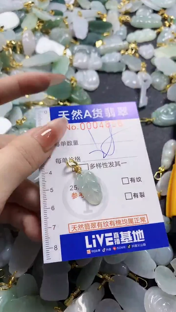 颈饰未镶嵌翡翠天然A货翡翠