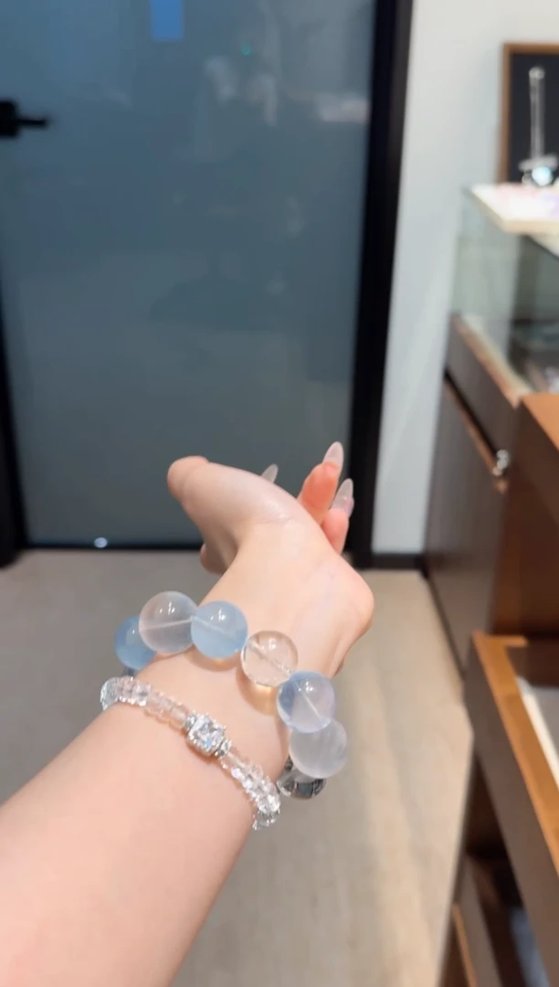 水晶手串未镶嵌）拍4单发一串 拍1单发单珠 多样性发货