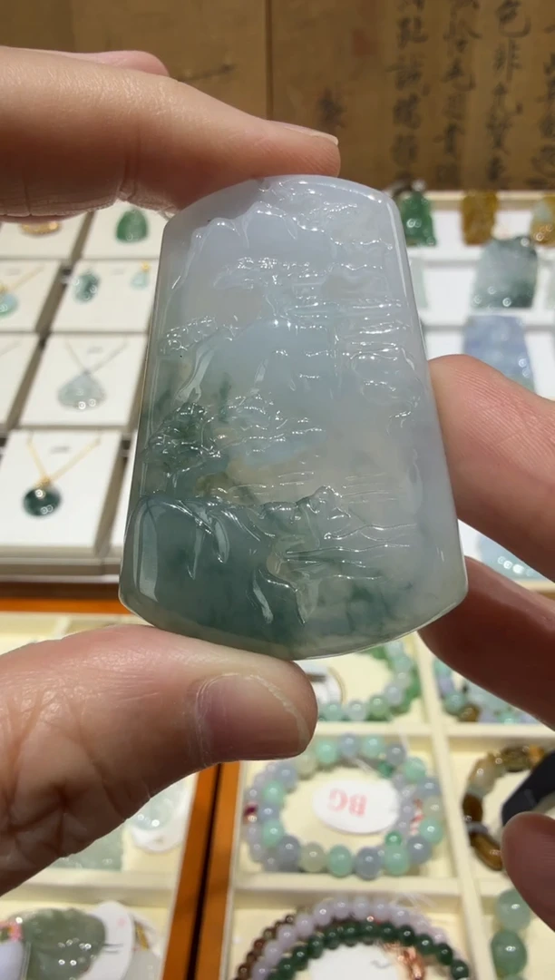 未镶嵌挂件翡翠A货翡翠多样性孤品