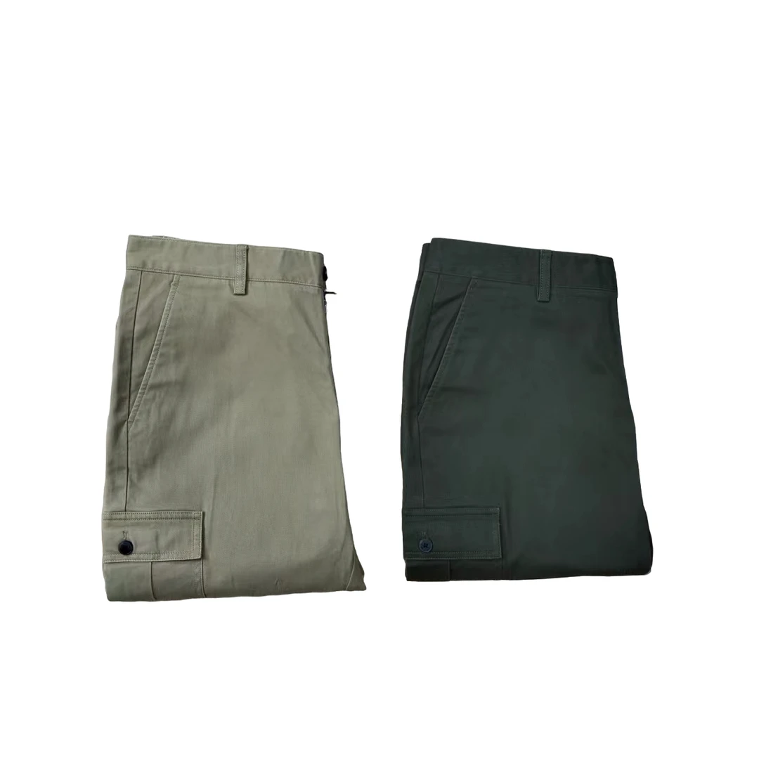 卡其、军绿两色休闲长裤