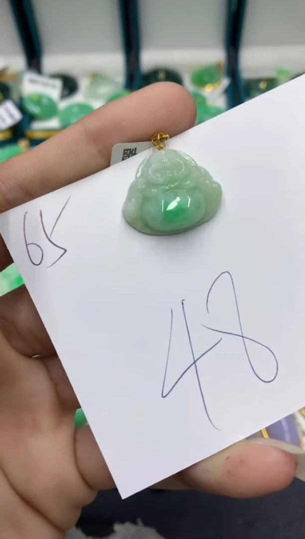 【闪购商品】翡翠颈饰18K金镶嵌翡翠