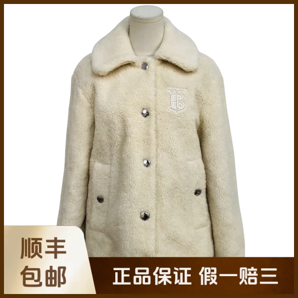 妃鱼/博柏利/羊毛/外套/95新/沐九19