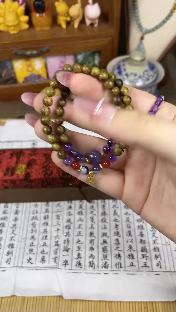非洲檀香手串/手链菩提木质玉石手串/多发性其一/不带盒子