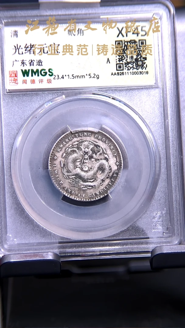 银X0263*3018*光绪元宝/贰角/XF45