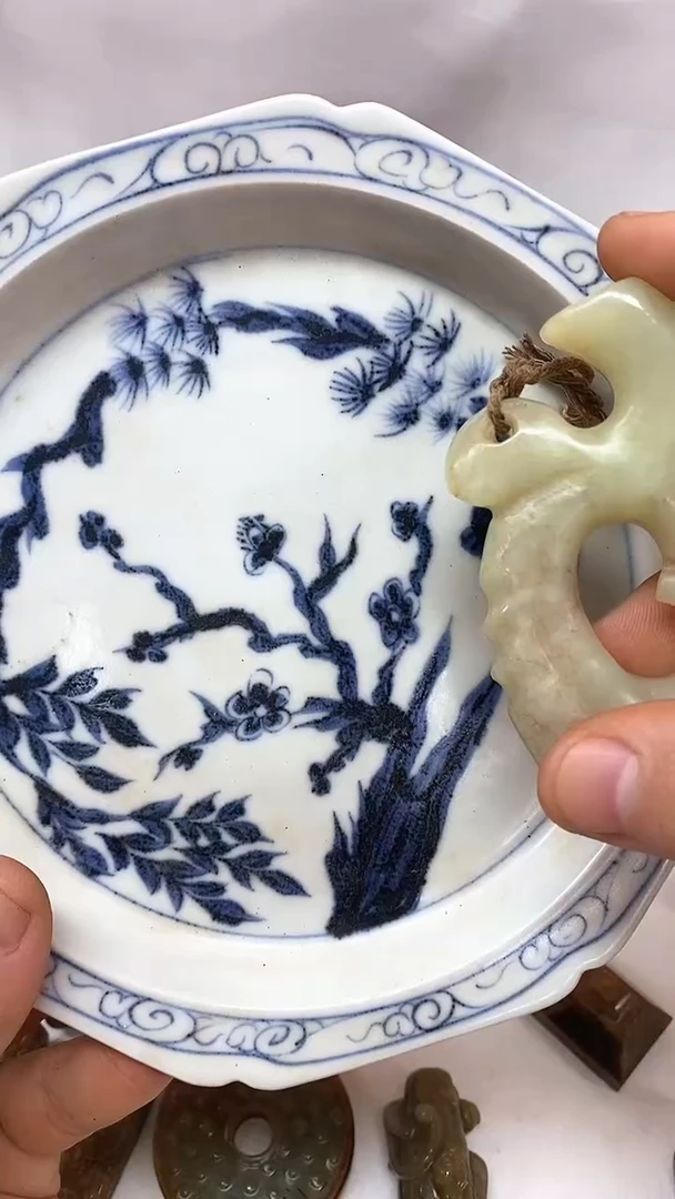 摆件瓷器，瓷片，摆件，其他