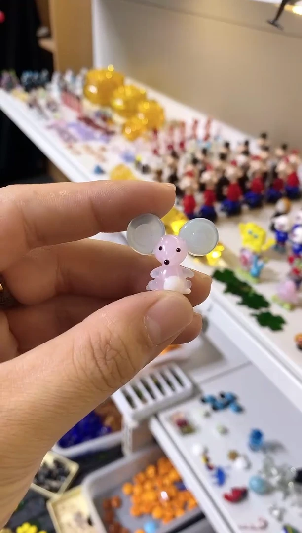 琉璃手工艺品老鼠