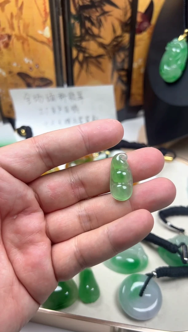 颈饰未镶嵌翡翠所见即所得，一图一物