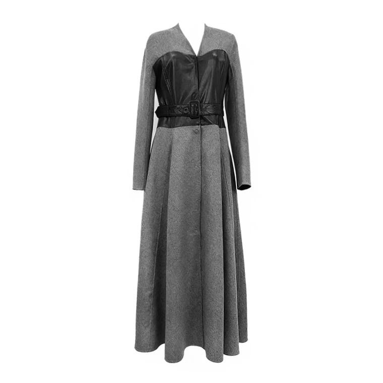 BLOOMING 99设计师款长款羊毛呢大衣FG-WFWCA3223-A