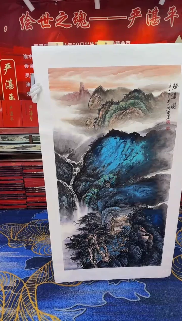 【闪购商品】国画手绘国画山水花鸟作品 
