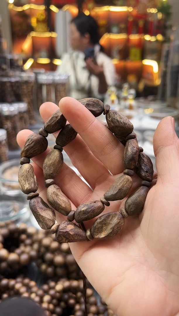 沉香手串庄棋楠沉水树丁双圈