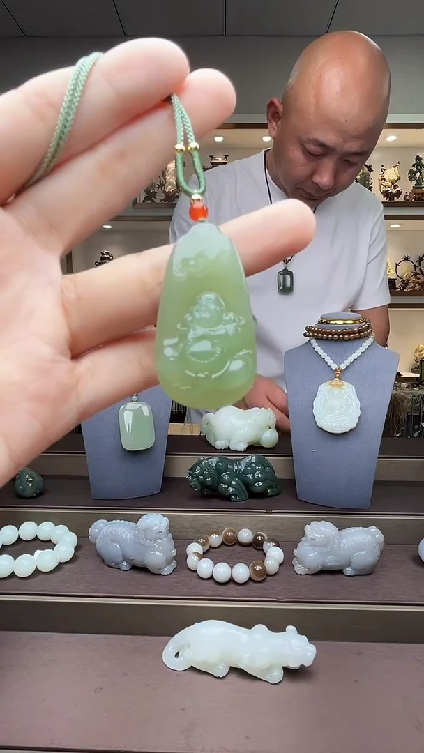 和田玉未镶嵌挂件苏