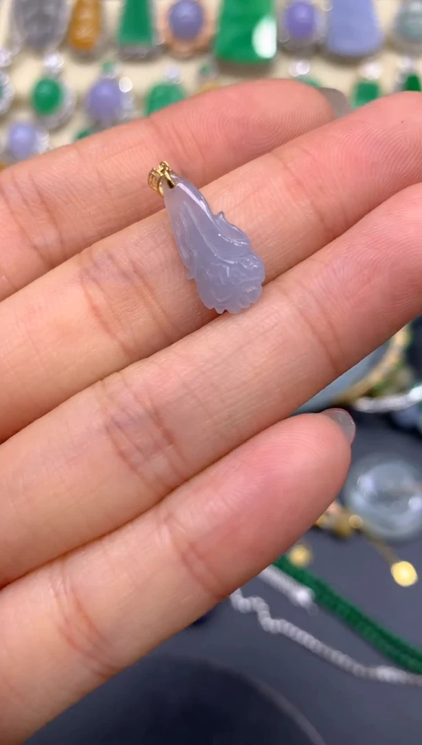 【闪购商品】翡翠颈饰18K金镶嵌32-中国好珍宝