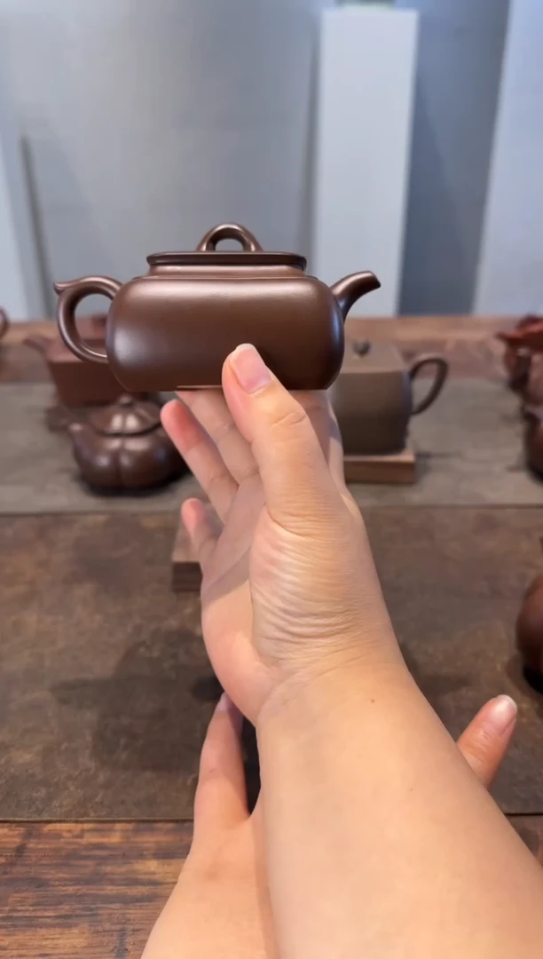 茶壶紫砂^****⫎长四方 紫砂壶