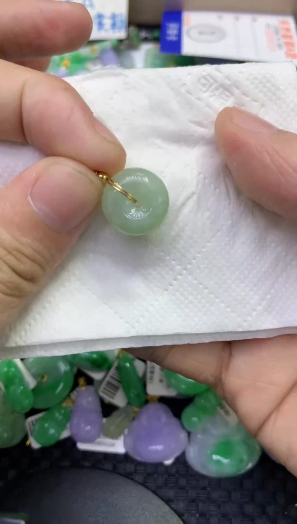 颈饰未镶嵌翡翠天然缅甸A货翡翠