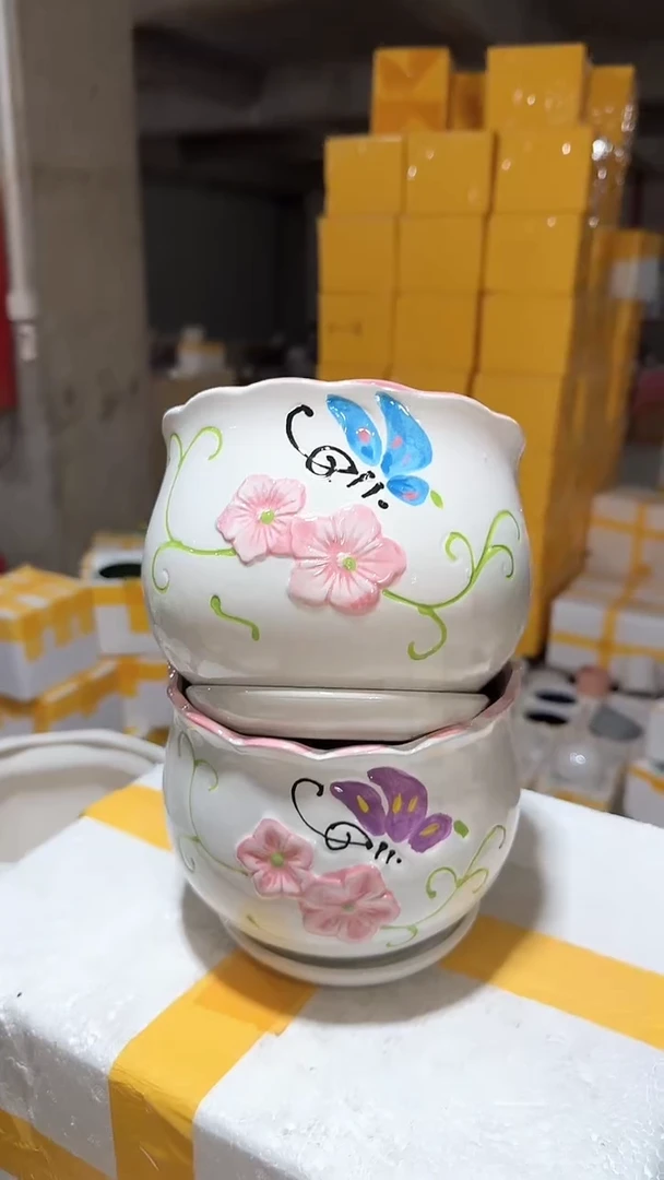 高温陶瓷花盆+Q102
