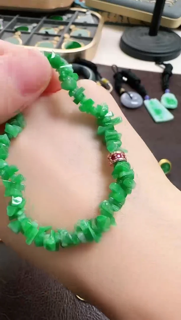 【闪购商品】翡翠手链未镶嵌珠串