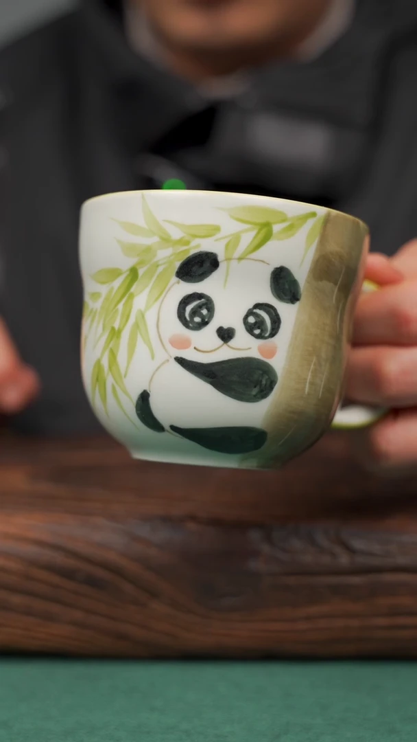 【闪购商品】瓷片74寻一缕瓷香杯釉下手工手绘瓷器