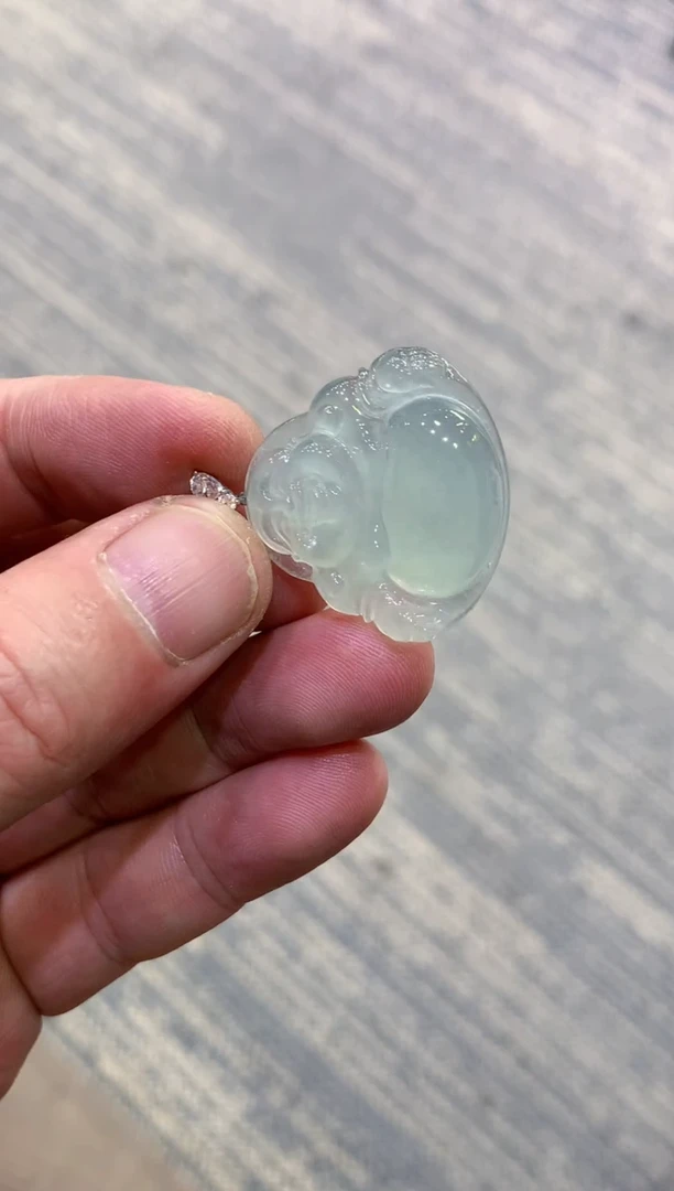 颈饰未镶嵌翡翠天然A货翡翠