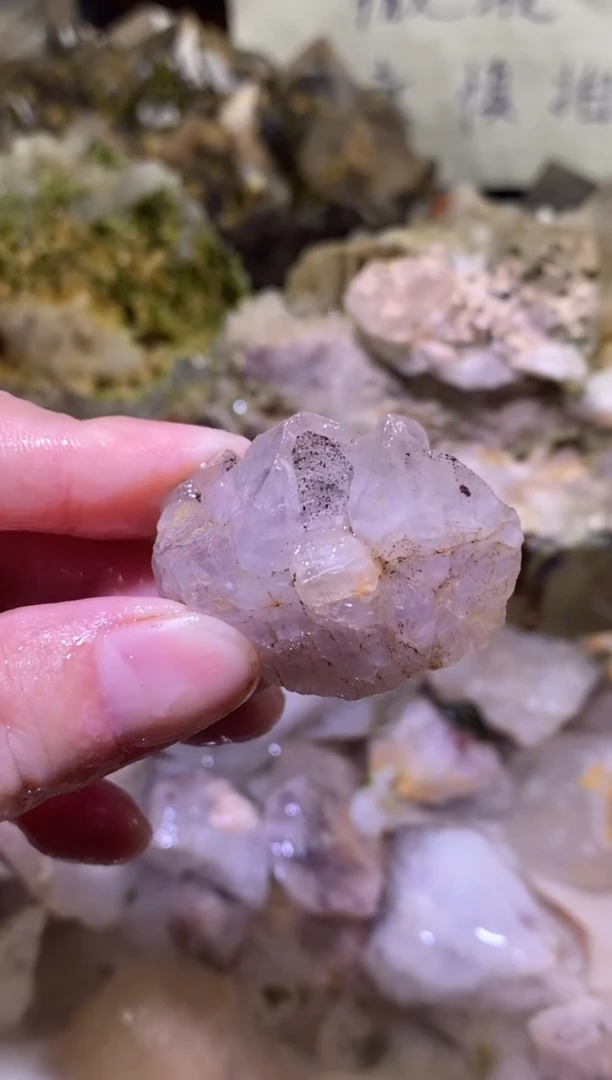 未镶嵌珠宝半成品水晶57号四川美姑超七花园水晶