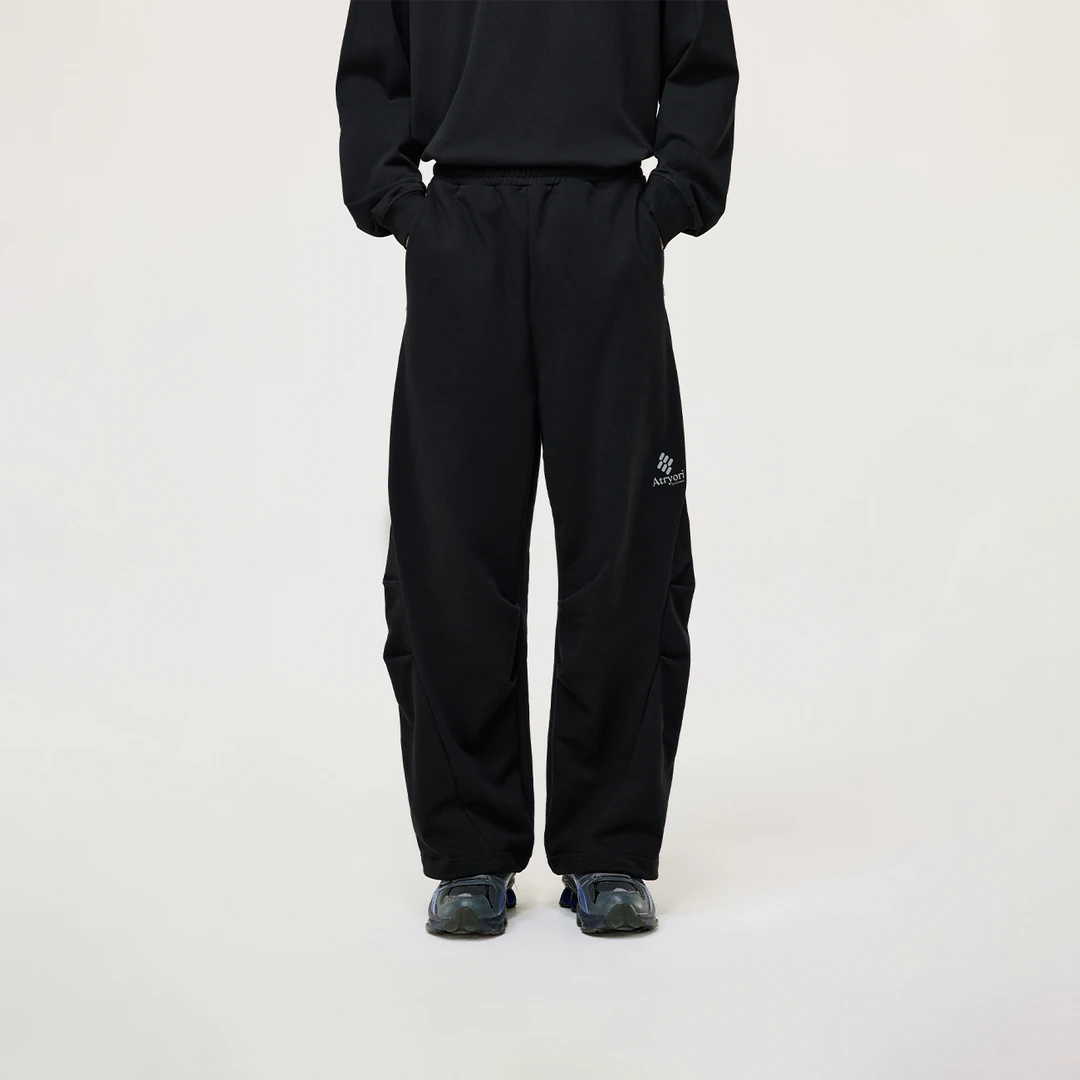 ATRY弯刀锥形伞兵卫裤男女春秋季新品休闲运动百搭宽松毛圈长裤子