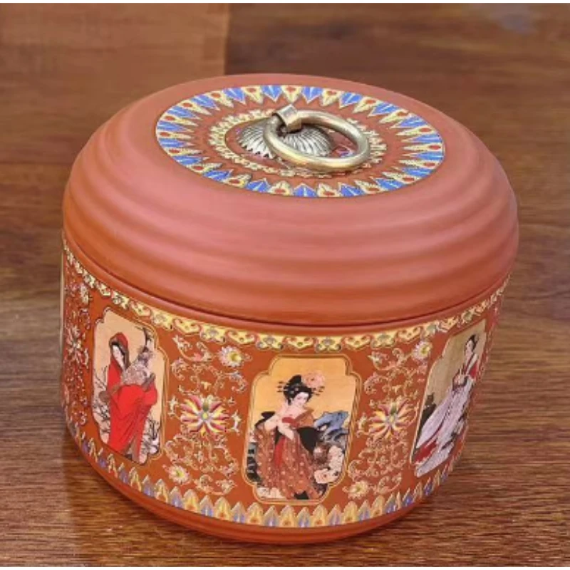 G2153-四大美人小号茶叶罐GS