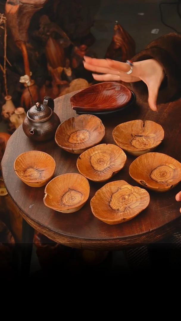 老叶木作作品鬼柳小碗一个