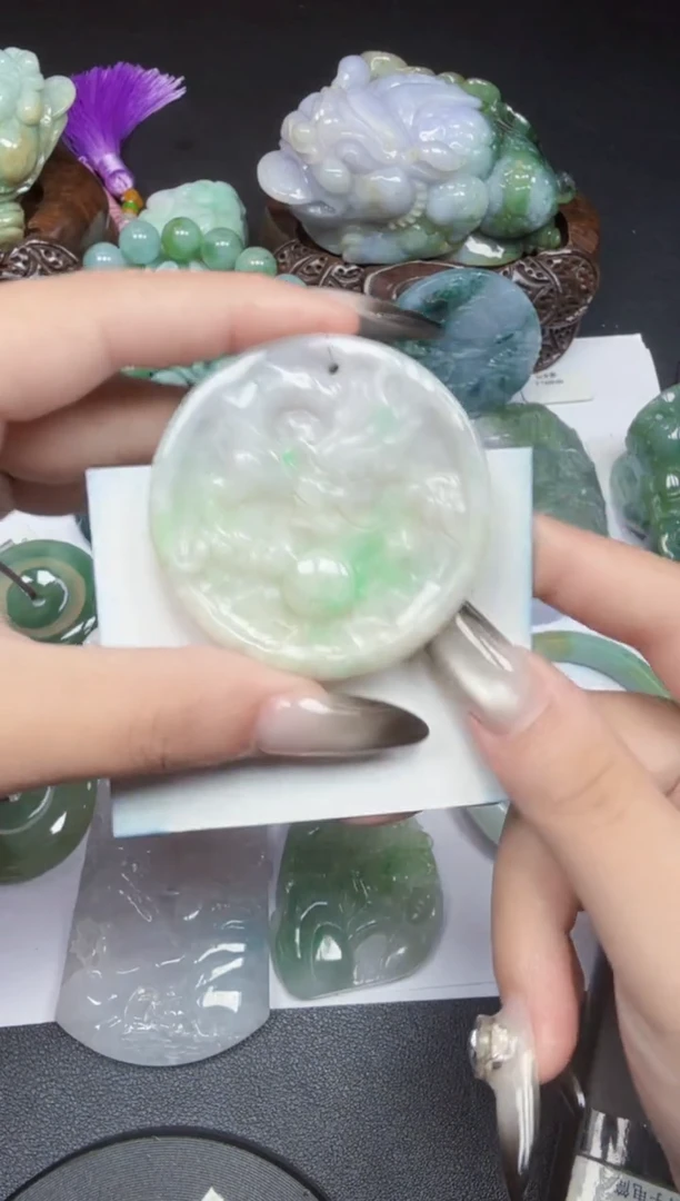 未镶嵌挂件翡翠天然缅甸a货翡翠