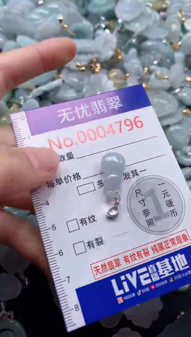 颈饰未镶嵌翡翠4796