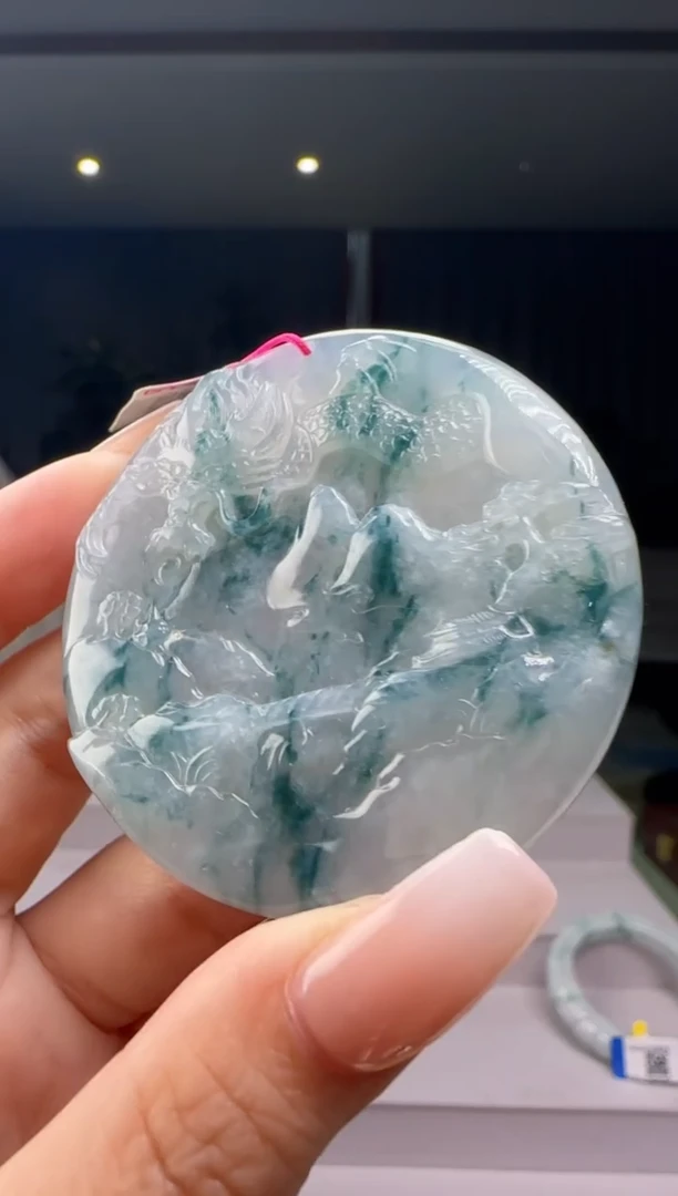 翡翠未镶嵌颈饰YL@@WS1WX39944