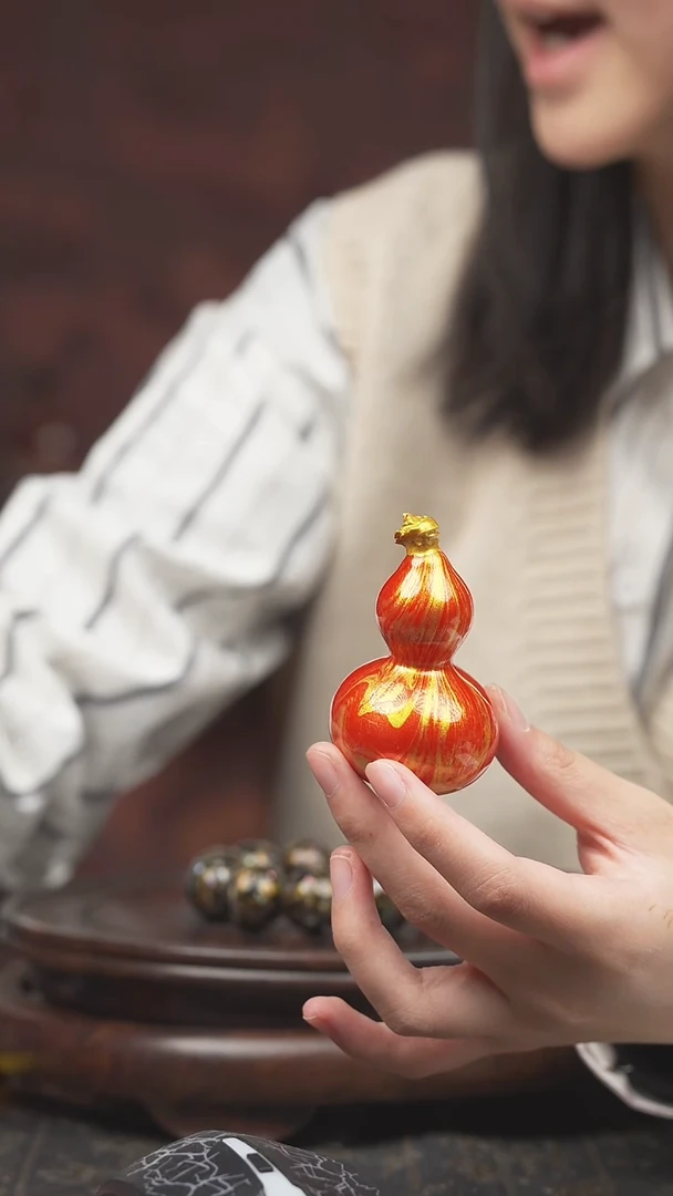 【闪购商品】0281号大漆酒葫芦 择优发