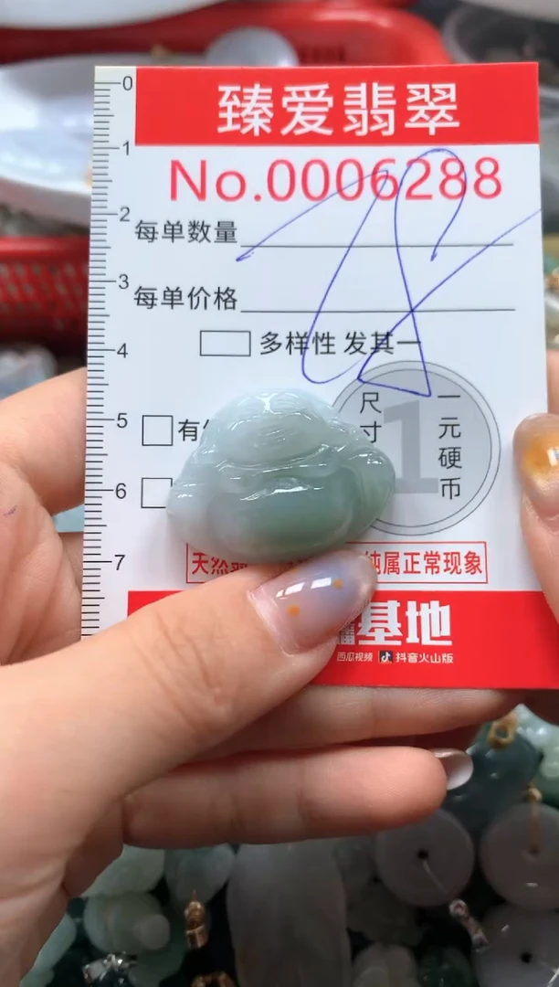 翡翠未镶嵌吊坠(不含链)6288